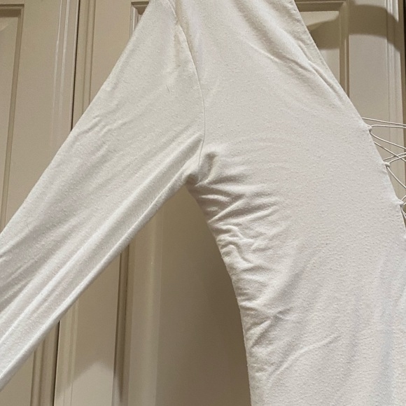 T by Alexander Wang white long sleeve bodysuit - Picture 2 of 10